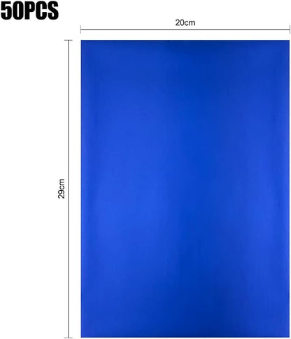 300Pieces Toner Reactive Foil 6 Assorted Color 11.4x7.9inch Embossed Metallic - Image 2