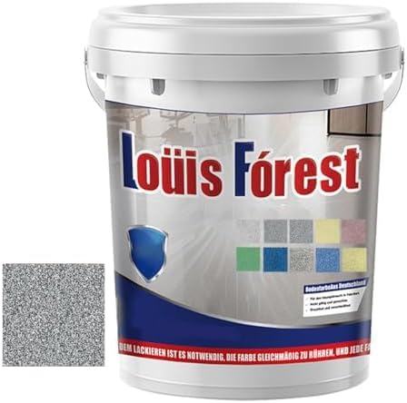 Louis Forest Epoxy Floor Paint, High-Gloss Marble Effect Epoxy Floor Coating by Unknown