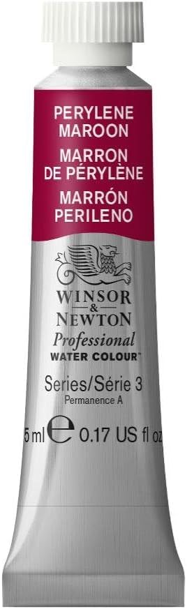 Winsor & Newton Professional Water Colour Paint, 0.17-oz Tube, Perylene Maroon by WinsorNewton