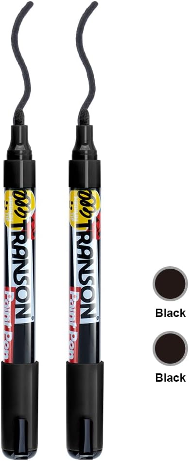 TRANSON 2 Black Permanent Paint Markers - Image 7