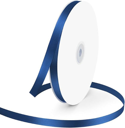 3/8" Wide x 100 Yards Single Face Polyester Satin Ribbon, Satin Ribbon by KMERLIFE