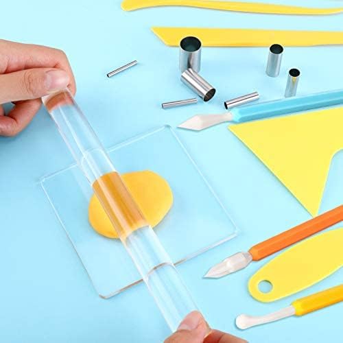 Honoson 24 Pcs Clay Sculpting Tools Kits Polymer Clay Tools DIY Set - Image 4