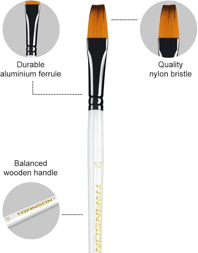 Transon 14pcs Art Painting Brush Set - Image 2