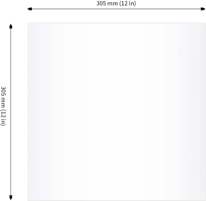JAPCHET 50 Pcs 12 x 12 Inches PET Blank Stencil Sheets, 10 mil Acetate Sheets - Image 2
