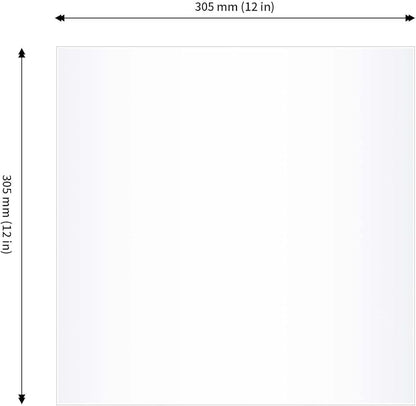 JAPCHET 50 Pcs 12 x 12 Inches PET Blank Stencil Sheets, 10 mil Acetate Sheets - Image 2