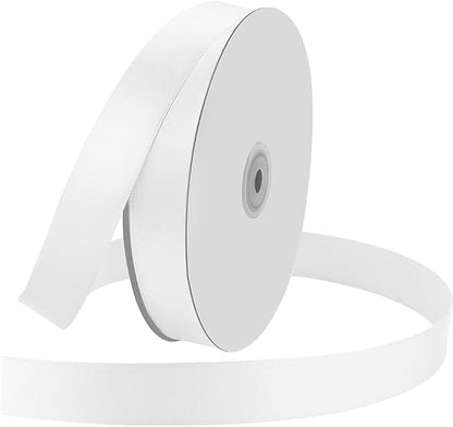 1" Wide x 100 Yards Single Face Polyester Satin Ribbon, Satin Ribbon by KMERLIFE