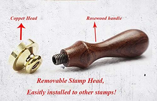 Vintage Santa Claus Monogram Wedding Wax Seal Stamp Melting Spoon Stick Candle - Image 4