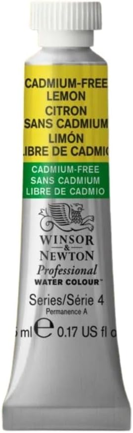 Winsor & Newton Professional Water Colour Paint, Half Pan, Cadmium-Free Lemon - Image 4