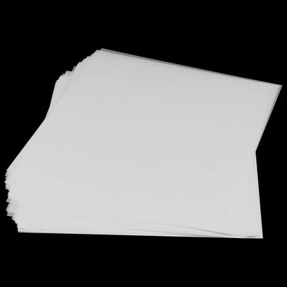HOIGON 50 PCS 7.4 Mil Mylar Stencil Sheets, 12 x 12 Inch Blank Clear Stencil by HOIGON