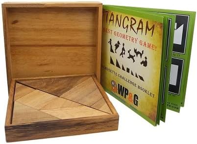 Tangram Wooden Puzzle Geometry Game, - Image 9