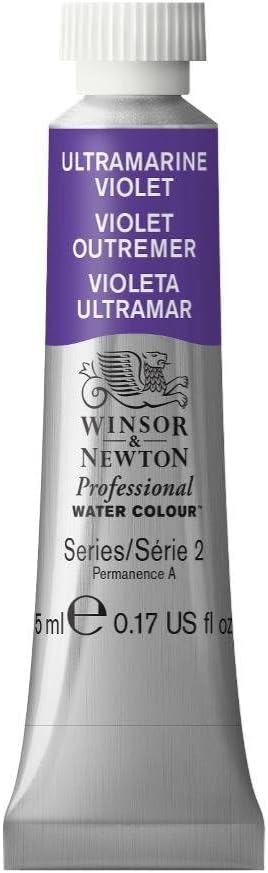 Winsor & Newton Professional Water Colour Paint, 0.17-oz Tube, Ultramarine by WinsorNewton