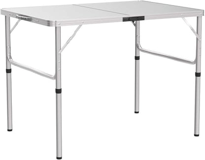 RedSwing Aluminum Folding Table 3 Feet Adjustable Height, Lightweight and - Image 5