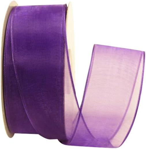 Ribbon Bazaar Sheer Organza Wired Ribbon by RibbonBazaar