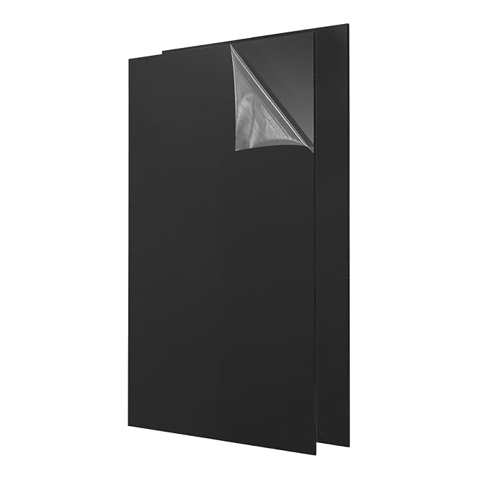 uxcell 2Pcs Acrylic Sheets 12x8 Inch Acrylic Panel 1/8 Inch-3mm Plastic Board by uxcell