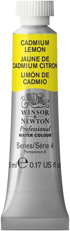 Winsor & Newton Professional Water Colour Paint, 0.17-oz Tube, Cadmium Lemon by WinsorNewton
