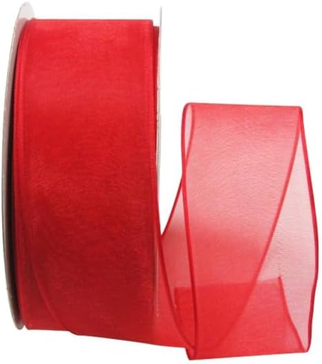 Ribbon Bazaar Sheer Organza Wired Ribbon - Image 2