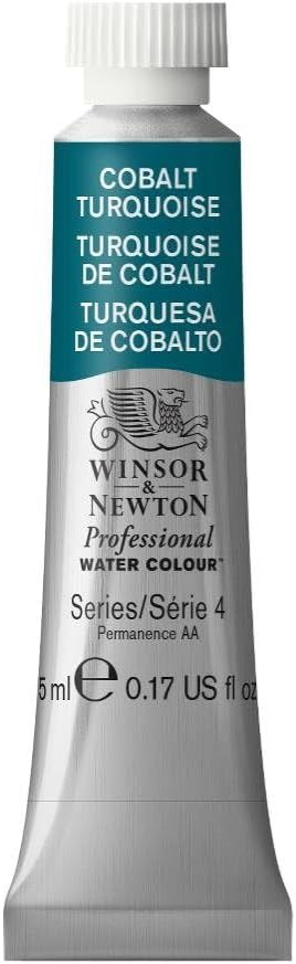 Winsor & Newton Professional Water Colour Paint, 0.17-oz Tube, Cobalt Turquoise by WinsorNewton