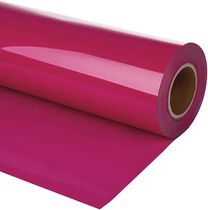 guangyintong Heat Transfer Vinyl Rose Red HTV Rolls, Matte Surface HTV Vinyl by guangyintong