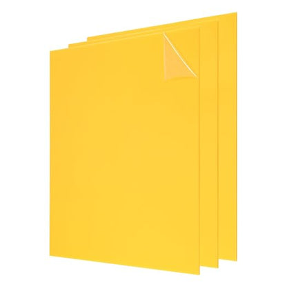 uxcell 3Pcs Acrylic Sheets 8x8 Inch Acrylic Panel 1/8 Inch-3mm Plastic Board by uxcell