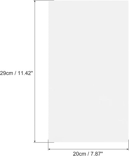 MECCANIXITY 50 Sheets Heat Reactive Foil, 20x29cm Silver Foil Transfer Sheets - Image 2