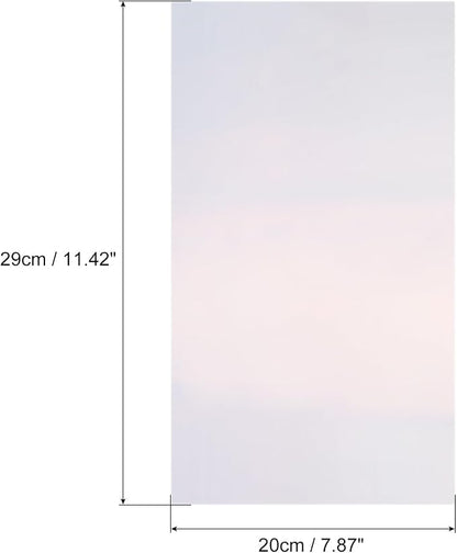 MECCANIXITY 50 Sheets Heat Reactive Foil, 20x29cm Laser Silver Foil Transfer - Image 2
