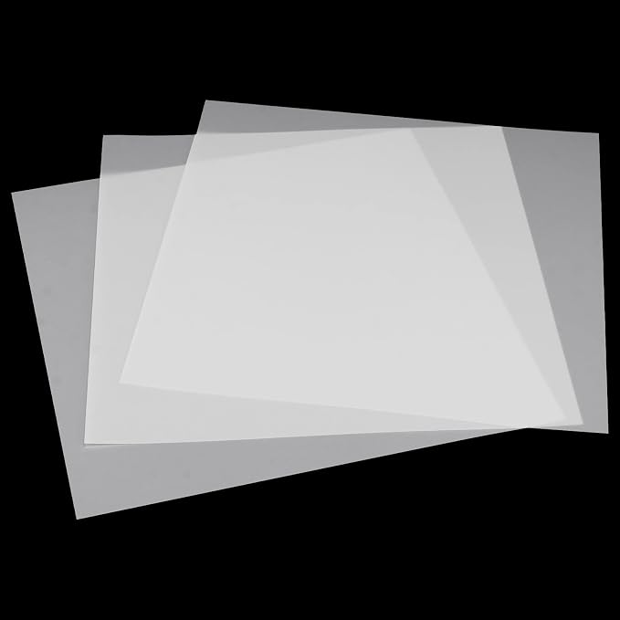 HOIGON 50 PCS 7.4 Mil Mylar Stencil Sheets, 12 x 12 Inch Blank Clear Stencil - Image 5