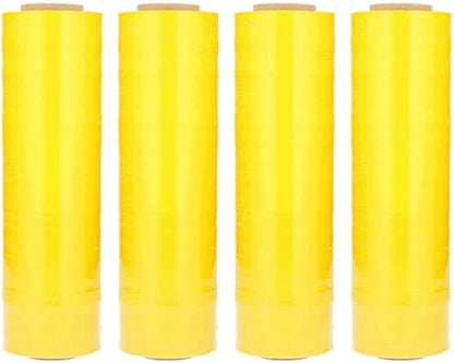 PSBM Yellow Stretch Wrap, 15 Inch x 1476 Feet, 8 Pack, Tinted Pre-Stretched - Image 5