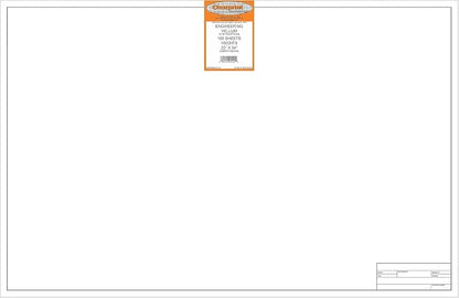 Clearprint 22" x 34" 1000H Design Vellum Sheets by Clearprint