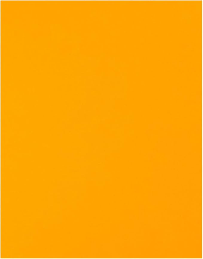 PA Paper Accents Stash Builder Cardstock 8.5" x 11" School Bus Yellow, 65lb by AccentDesignsPaperAccents