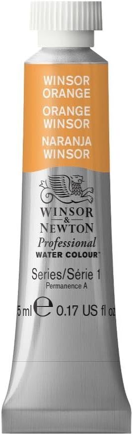 Winsor & Newton, Winsor Orange Professional Water Colour Paint, 0.17-oz Tube by WinsorNewton