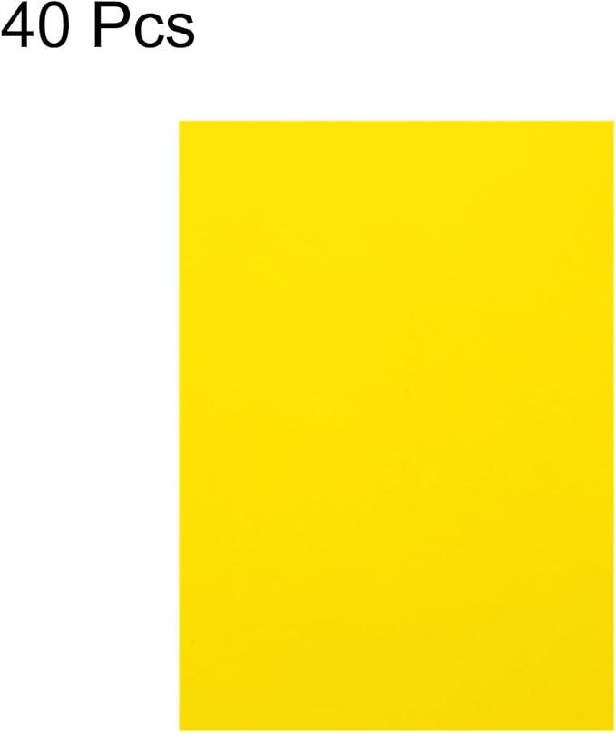 MECCANIXITY Colored Vellum Paper, 40 Sheet Yellow Transparency 11.7 x 8.2 - Image 3