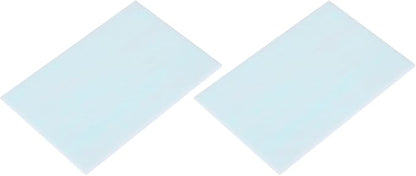 MECCANIXITY 2 Pcs Stained Glass Sheet Mosaic Tile 7.9 Inch x 5.9 Inch Light by MECCANIXITY