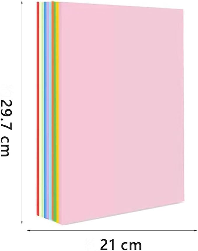 A4 Origami Paper Colorful 100 Sheets, 8.27×11.7 inch Double Sided Color Easy - Image 2