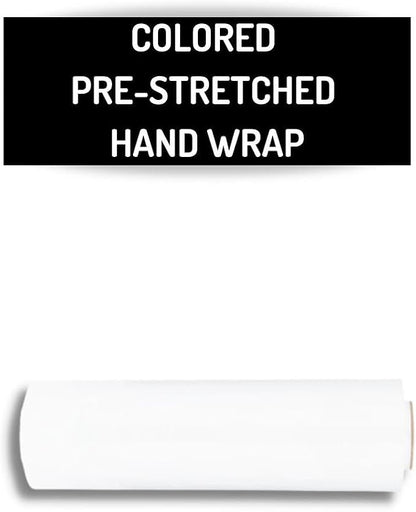 PSBM White Stretch Wrap, 15 Inch x 1476 Feet, 144 Pack, Tinted Pre-Stretched - Image 2