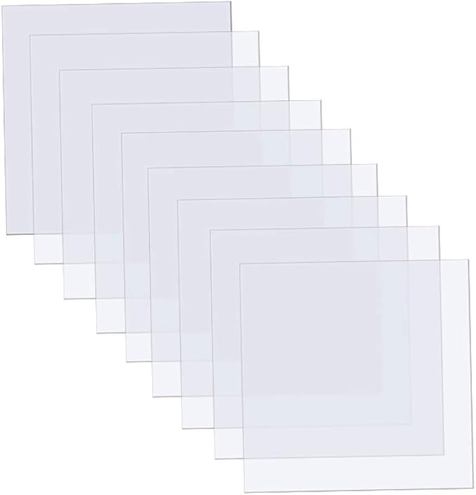 15 Pieces 6 mil Blank Stencil Sheets, 12 x 12 Inch Clear Blank Material Mylar by ArtCute