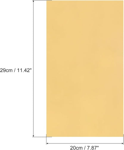 MECCANIXITY 50 Sheets Heat Reactive Foil, 20x29cm Laser Gold Foil Transfer - Image 2