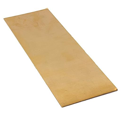 CynKen 1 Pieces 3mmx100mmx100mm Corrosion Resistant H62 Brass Sheet Plate by CynKen