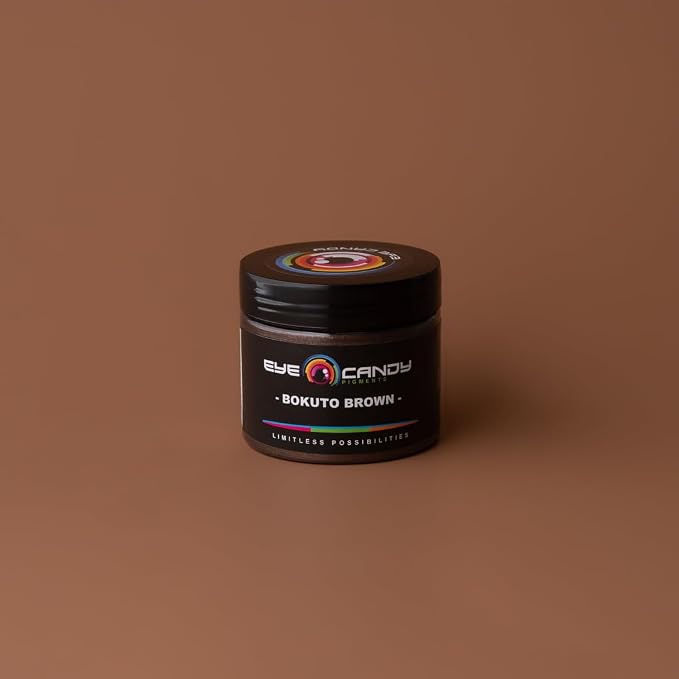 Eye Candy Mica Powder Pigment “Bokuto Brown” Multipurpose DIY Arts and Crafts - Image 7