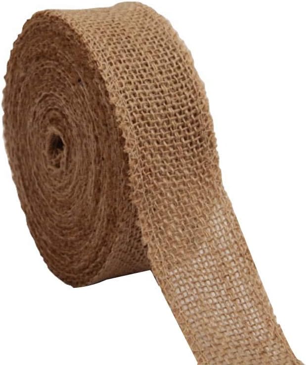 AAYU 3-Pack Burlap Ribbon 90' in Total | 1 1/2" x 10 Yards | Natural Jute | - Image 2