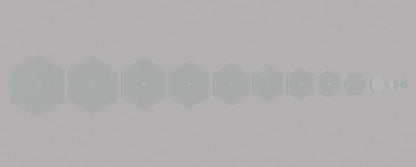 Hexagon Quilting Template Set - Image 2