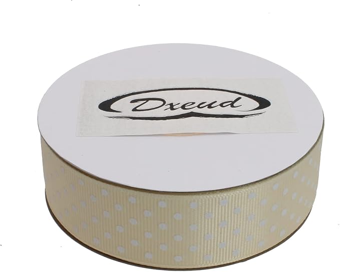 Polka Dot Grosgrain Ribbon 25 Yard Each Roll 100% Polyester - Image 3