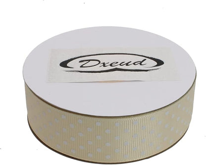 Polka Dot Grosgrain Ribbon 25 Yard Each Roll 100% Polyester - Image 3