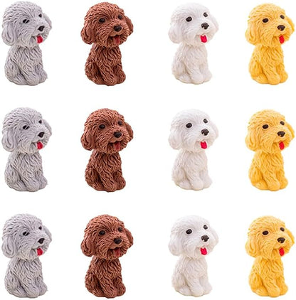 36 Pcs Pencil Eraser Set, 3D Cute Erasers by HomeImpel