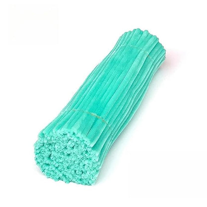 100 Pieces Pipe Cleaners Chenille Stem, Pastel Candy Color Pipe Cleaners Set - Image 4