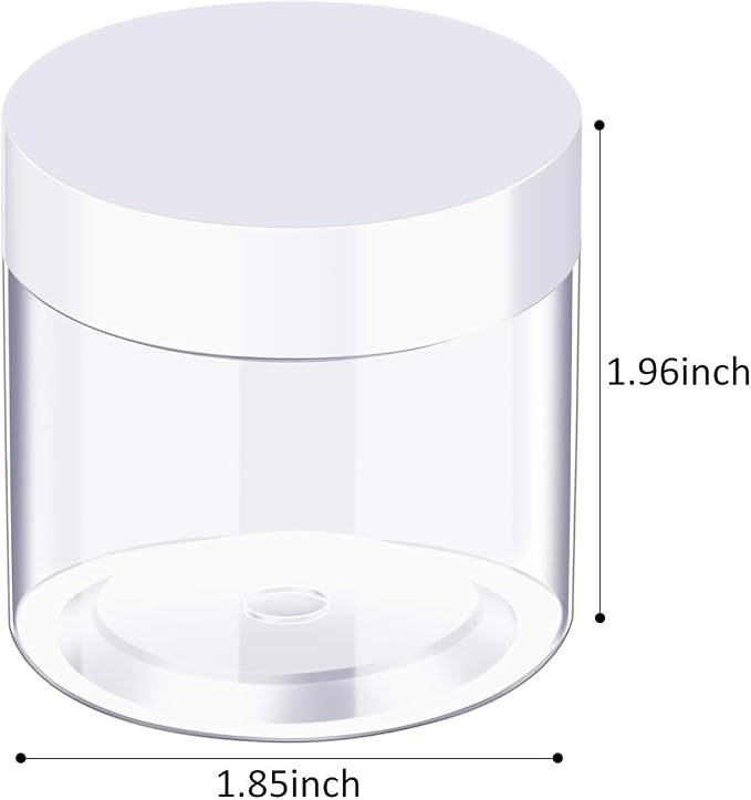 SATINIOR 36 Pieces 3 oz Plastic Jars - Image 3