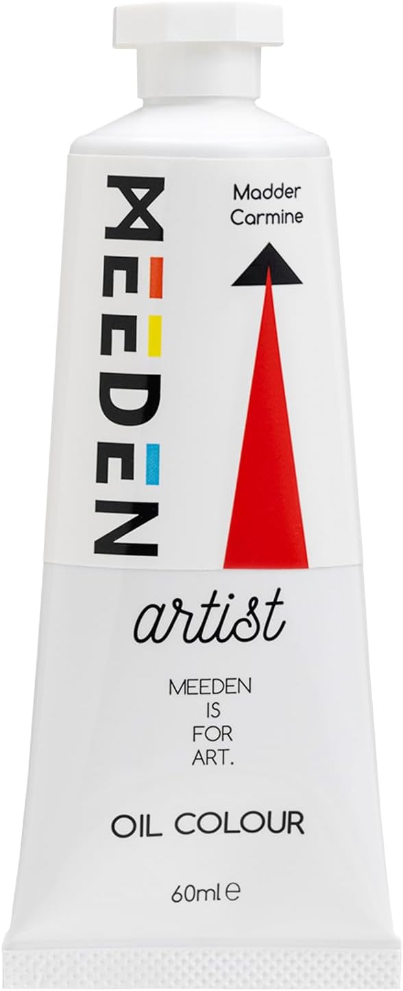MEEDEN Artist Grade Oil Paint: Madder Carmine - 60ml/2oz Tube - Professional by MEEDEN