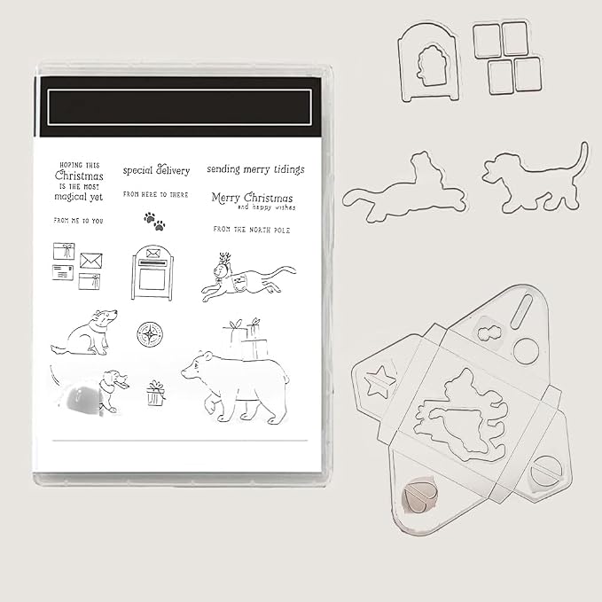 2025-2026 Stamps and Dies for Card Making, Stamps and Dies Set 2025 for by HITKUZ