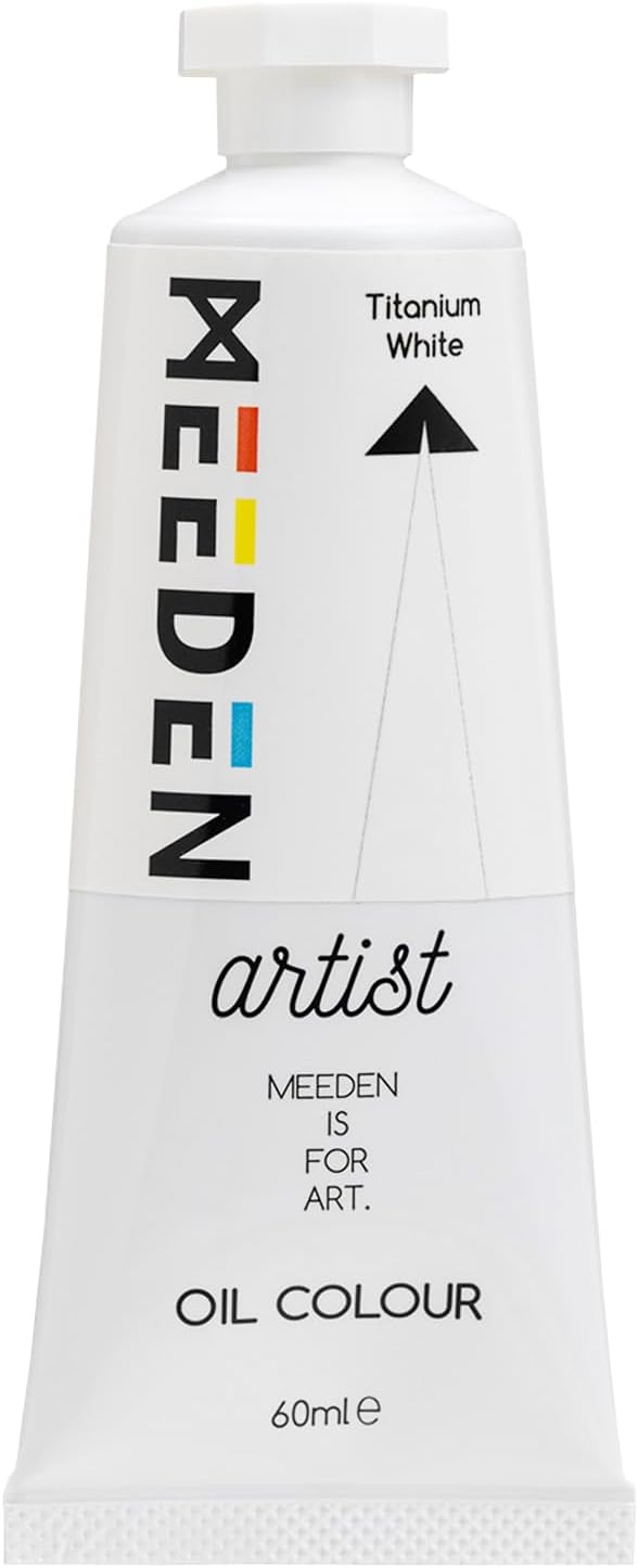 MEEDEN Titanium White Oil Paint by MEEDEN