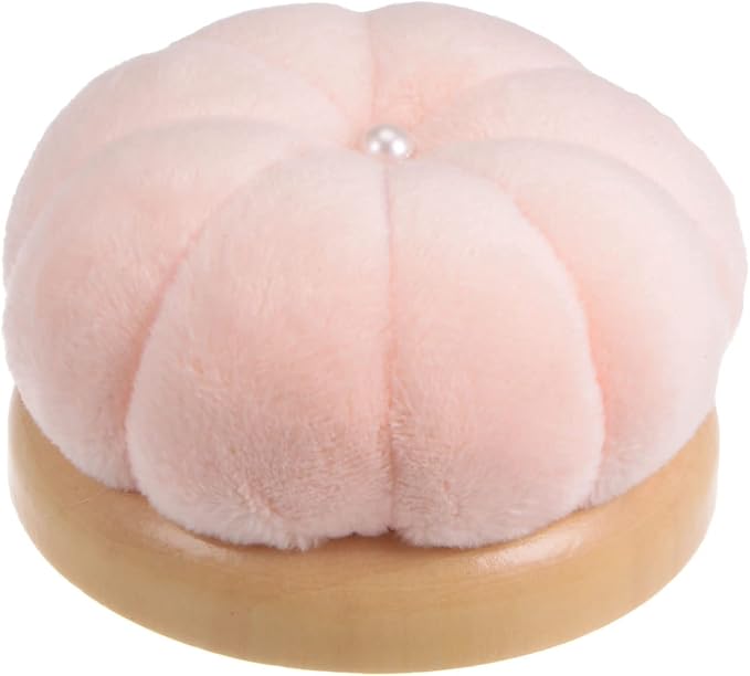 HARFINGTON Wooden Base Needle Pincushions Japanese Style Pin Cushions Round Pin by HARFINGTON