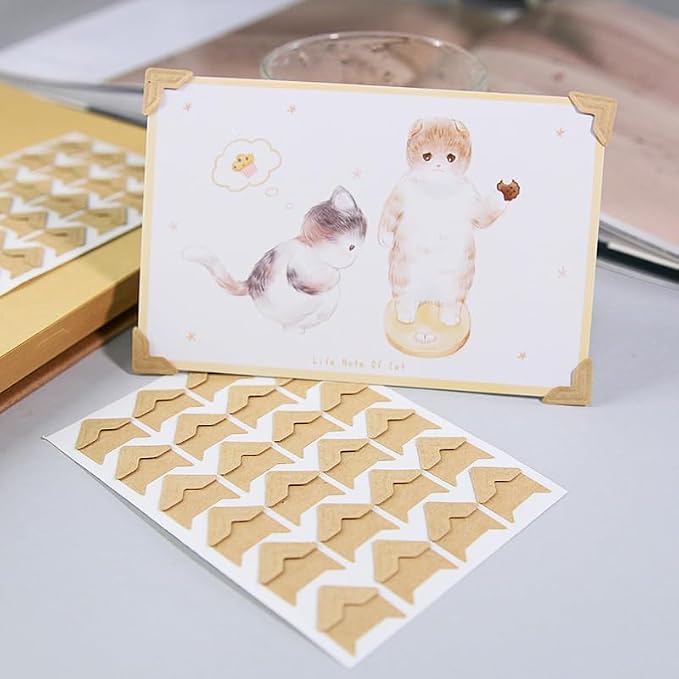 360 Count Self-Adhesive Acid Free Photo Corners Scrapbooks Memory Books - Image 5